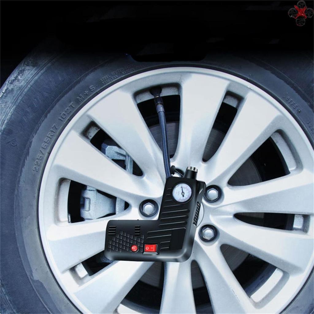 Bộ Dụng Cụ Bơm Lốp Xe Ô Tô 12v Tiện Lợi