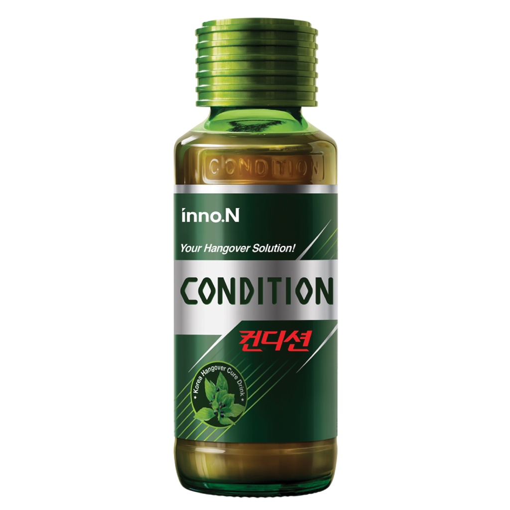 Thực phẩm bảo vệ sức khỏe Hộp 10 chai nước giải rượu Condition hỗ trợ giải rượu và giải độc gan Hộp 75ml