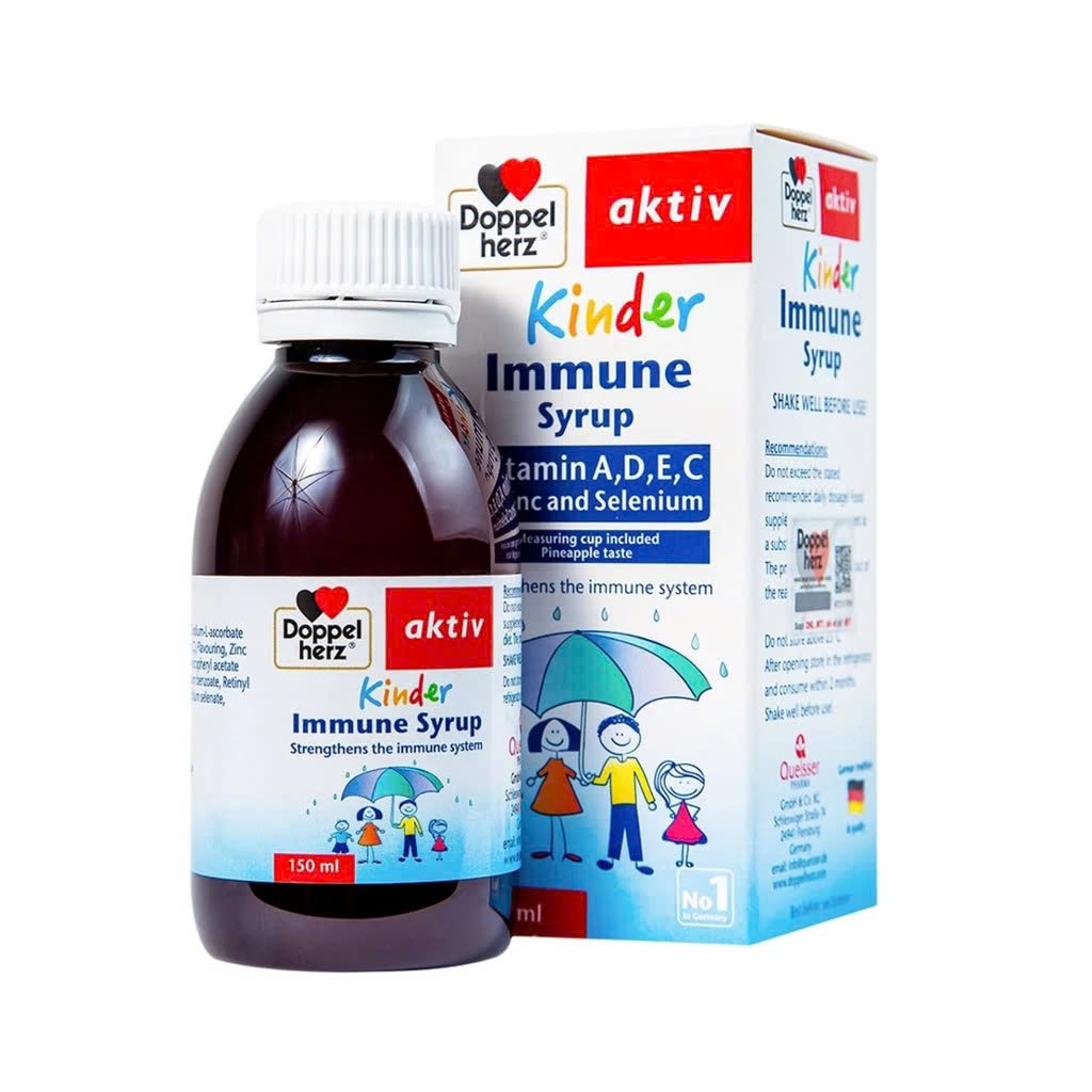 Siro tăng đề kháng cho bé Doppelherz Kinder Immune Syrup 150ml