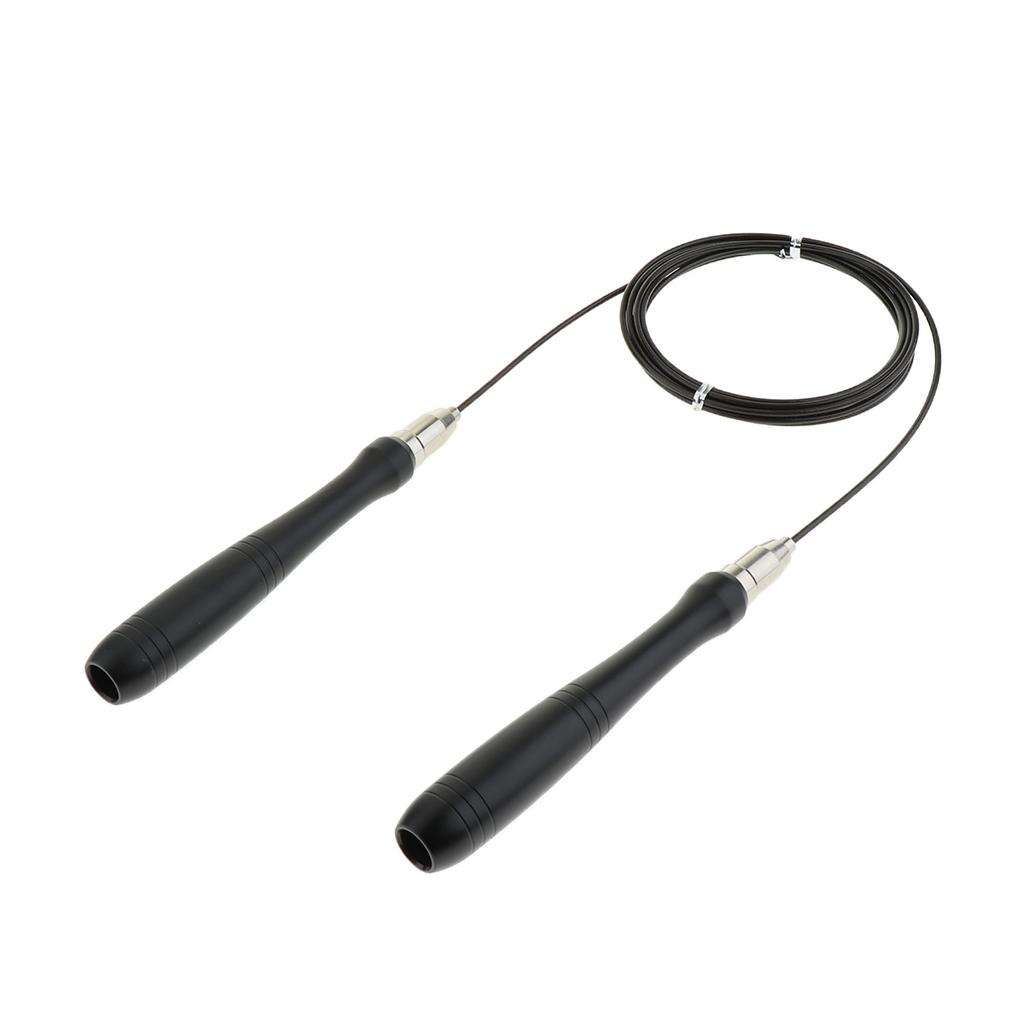 Jump Rope Skipping Rope - Self-locking - Adjustable with Ball Bearing Blue