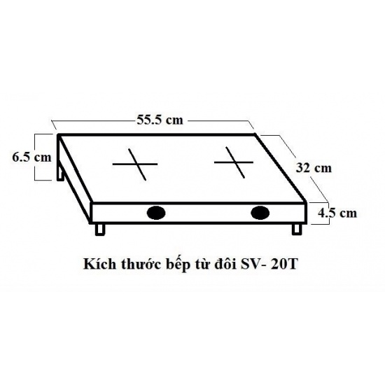 Bếp từ dương Sevilla SV-20T - Hàng Chính Hãng