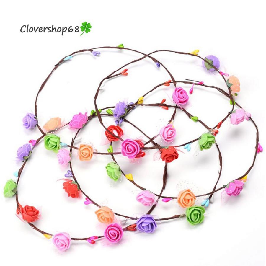 Vòng Hoa Đội Đầu Chụp Ảnh Kỷ Yếu (6 bông)