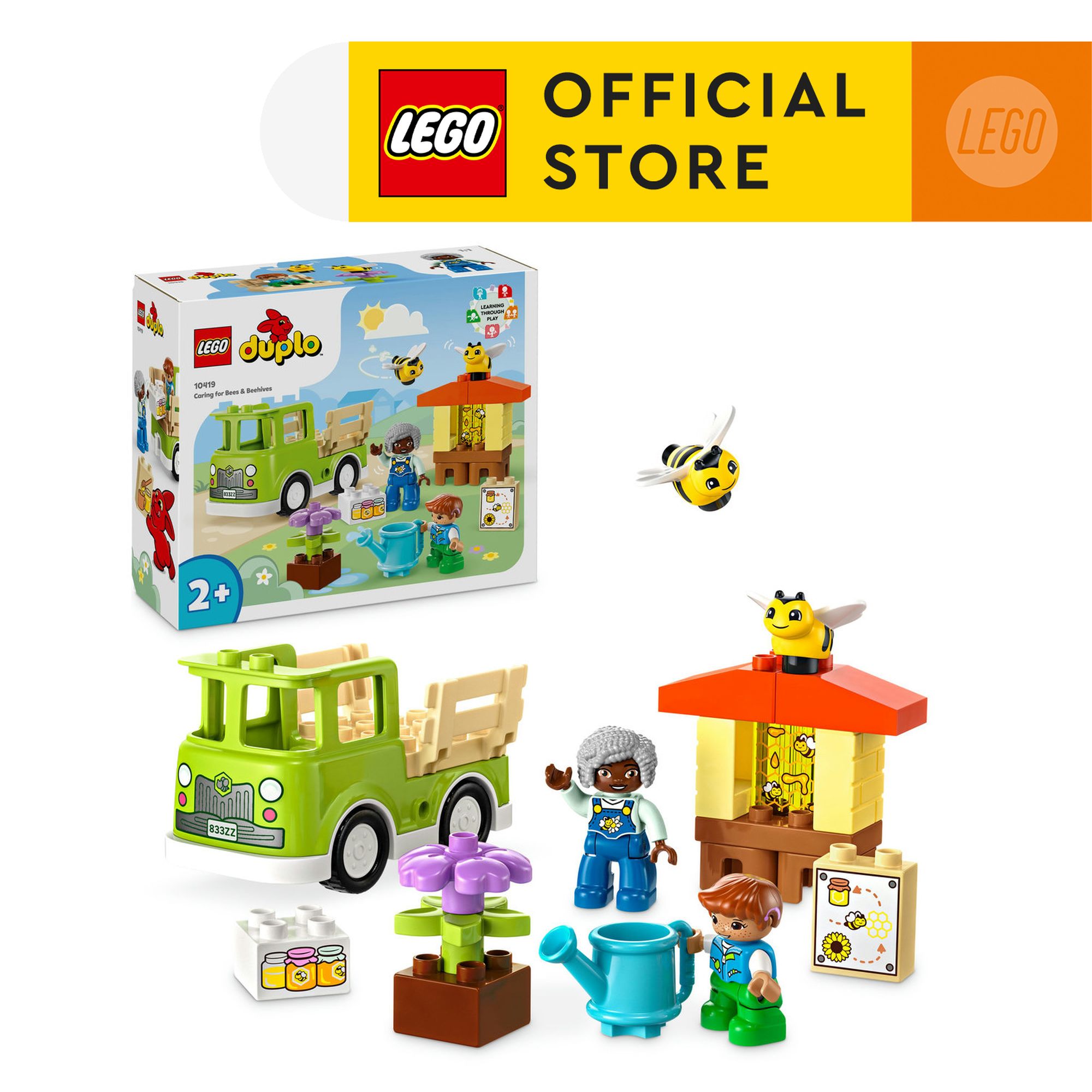 LEGO DUPLO 10419 Đồ chơi lắp ráp Nông trại ong của bé (22 chi tiết)