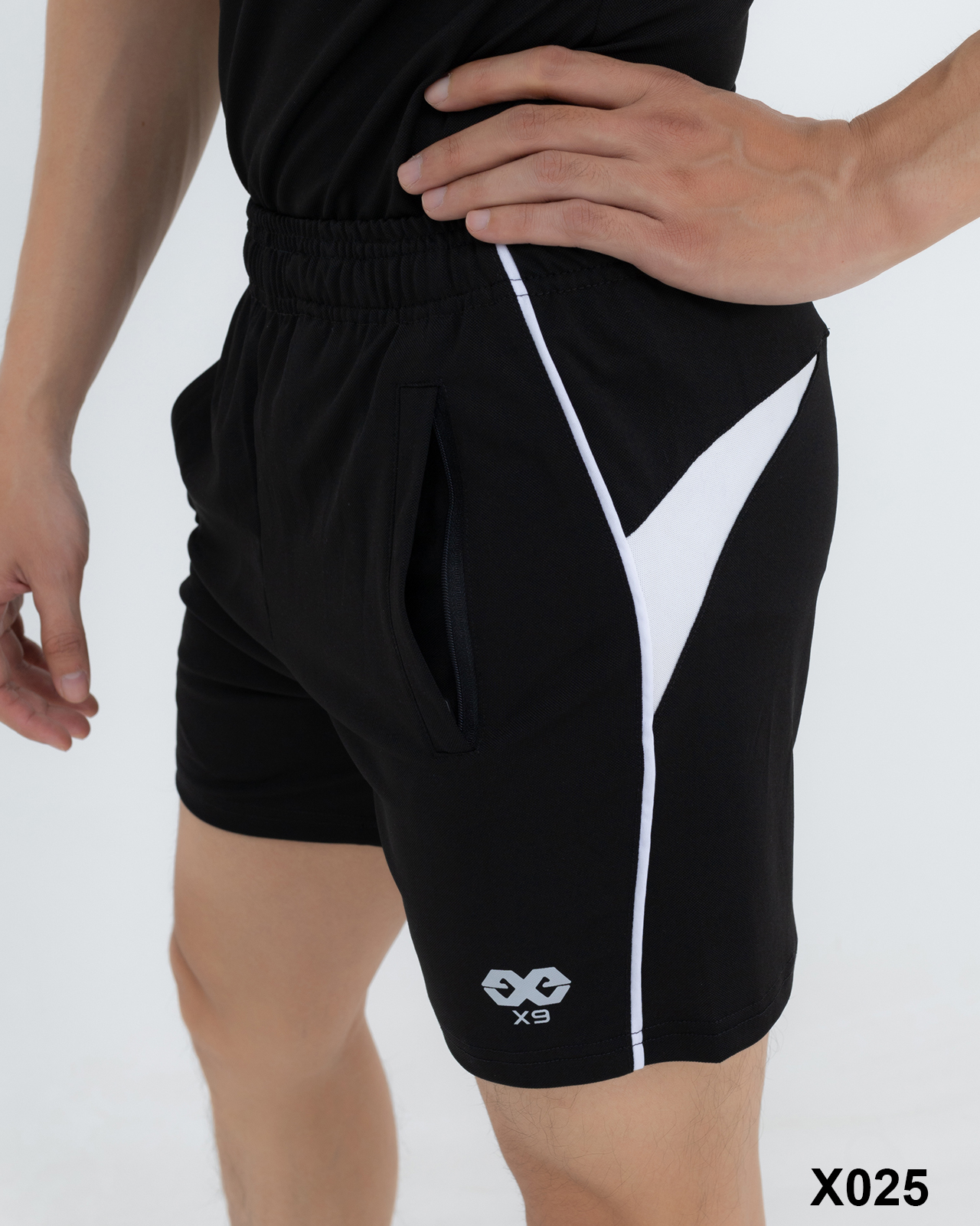 Quần Đùi Thun Nam Thể Thao Phối Màu Chạy Bộ Bóng Rổ Tập Gym - Sportswear - X025