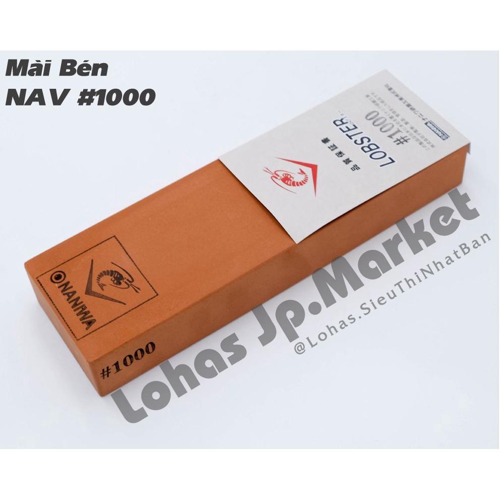 Đá Mài Nhật Bản Naniwa &quot;Mặt Trung - Mài Bén&quot; Cỡ Lớn NAV: #1000 | Kích Thước 210x65x30mm | Độ Sắc Bén Cao