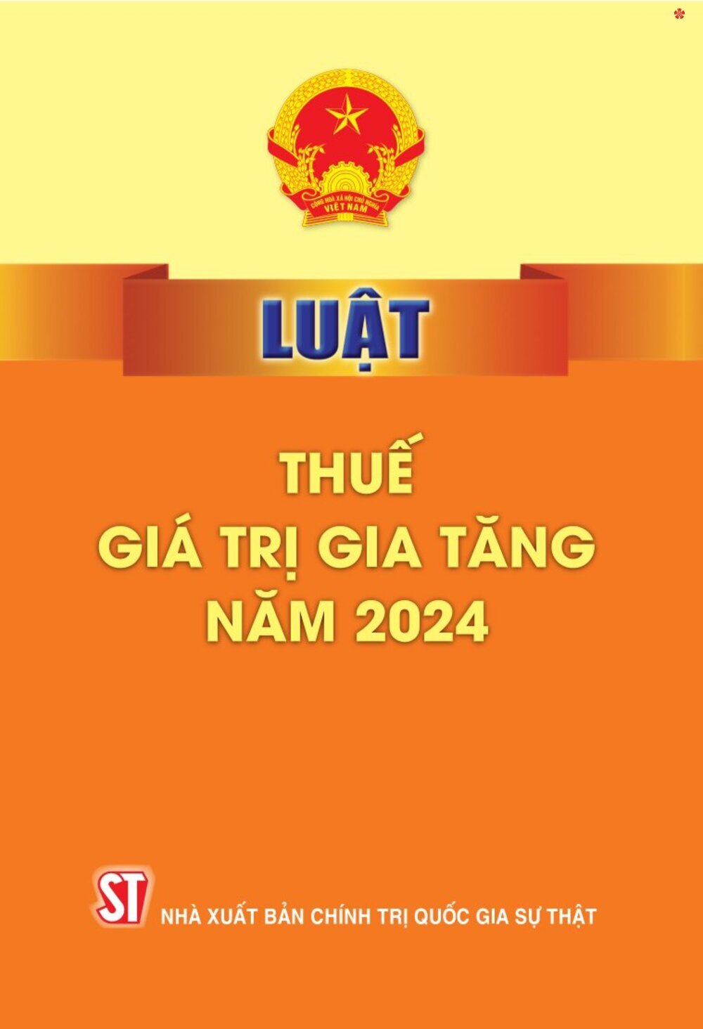 Luật thuế giá trị gia tăng năm 2024 - bản in 2025