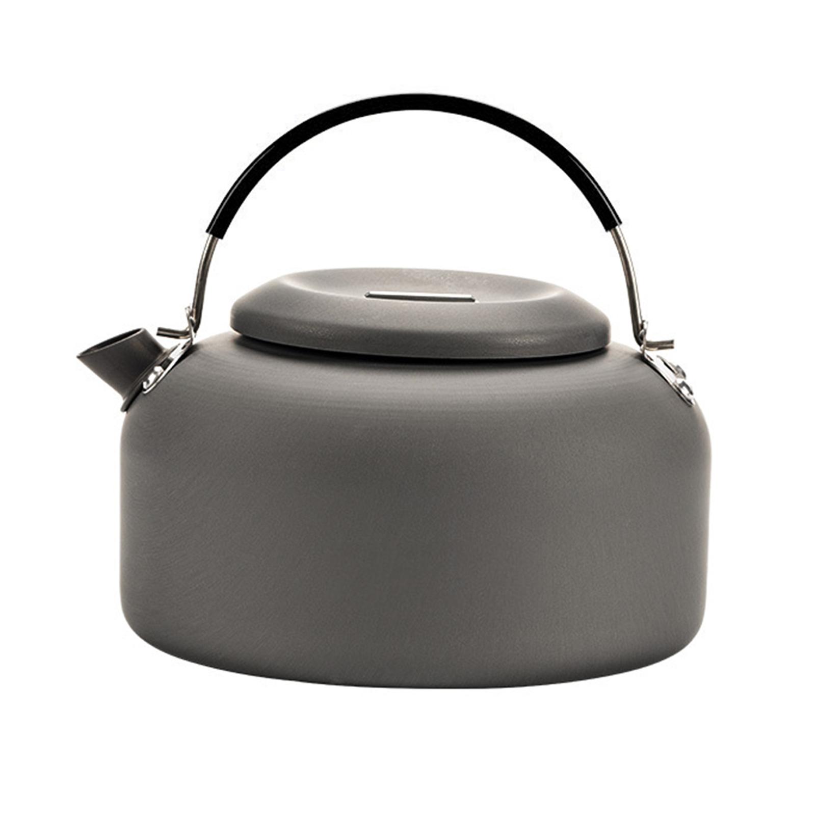 0.8L/1.4L Outdoor Lightweight Aluminum Teapot Kettle Coffee Pot for Camping Hiking Backpacking
