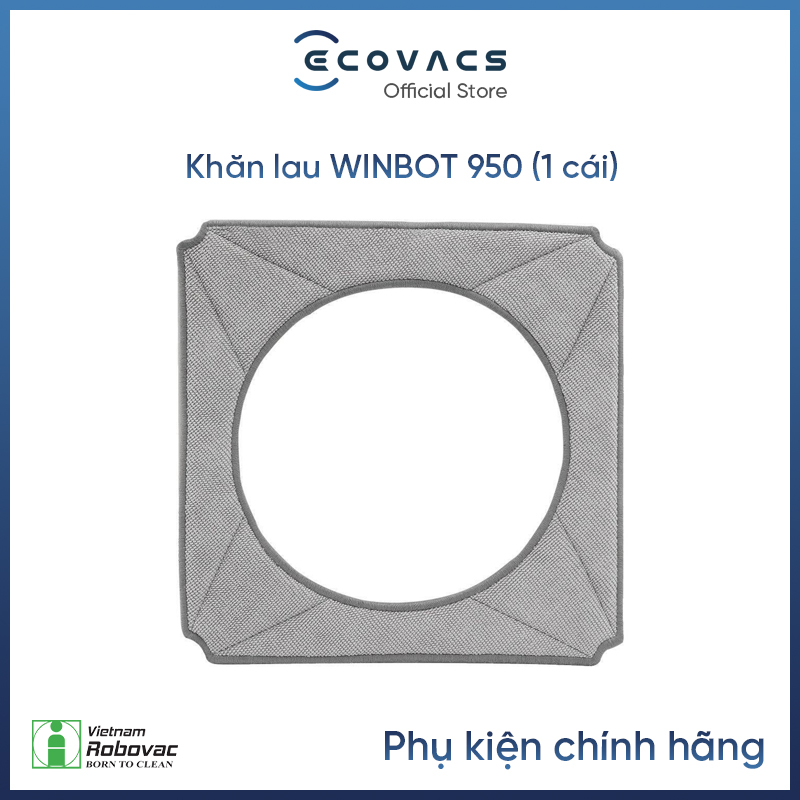 Khăn lau robot Ecovacs WINBOT 950 - Hàng Chính Hãng