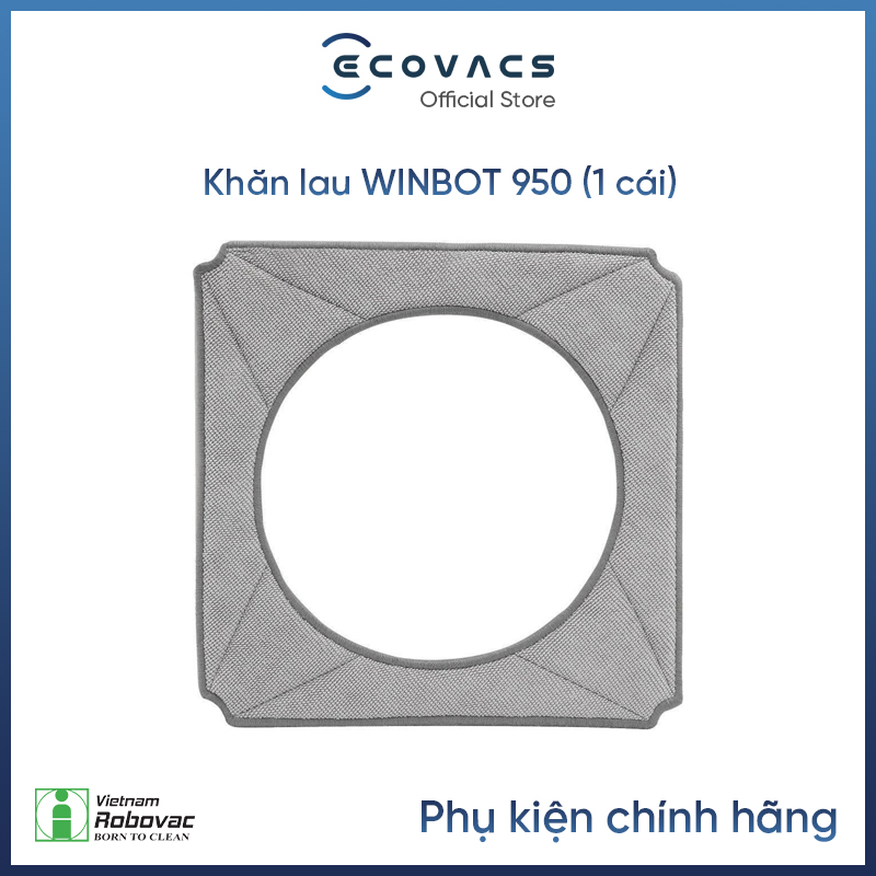 Khăn lau robot Ecovacs WINBOT 950 ( 1 cái ) - Hàng Chính Hãng