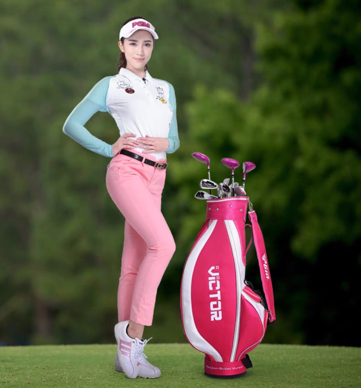 Áo chống nắng golf nữ chính hãng PGM - PJ001