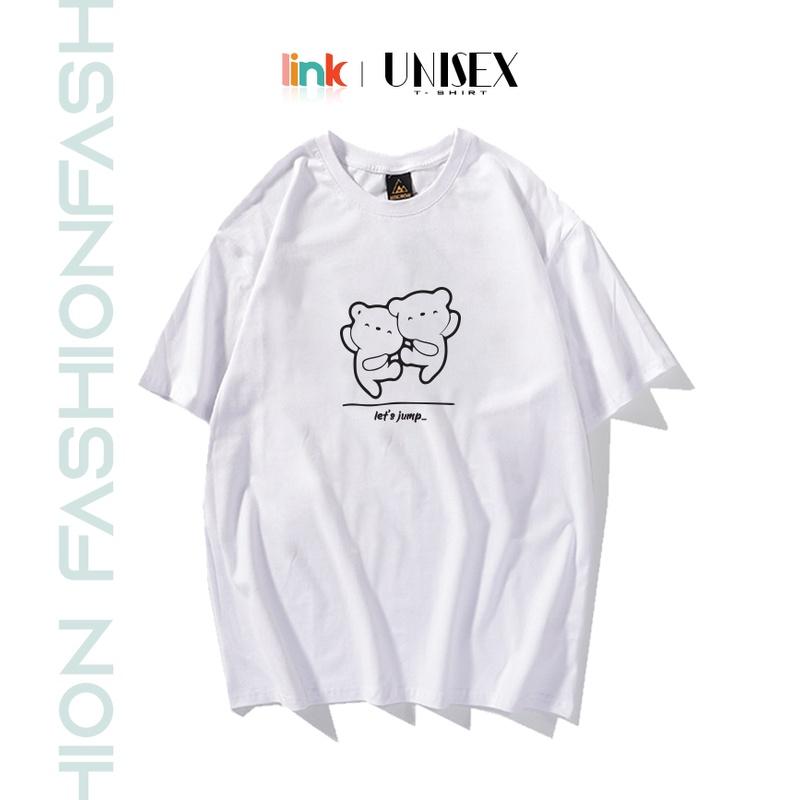 Áo nữ GẤU ĐÔI XINH dáng rộng unisex