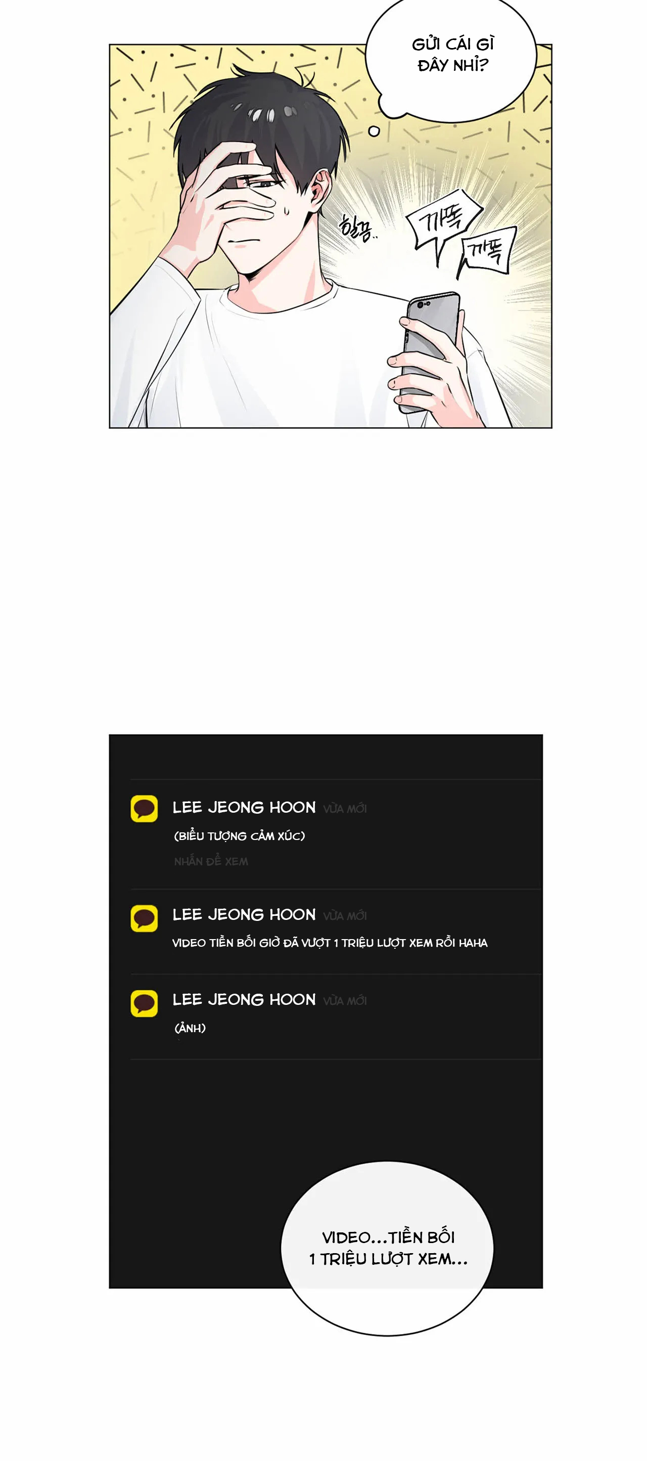 tay của em yếu quá nhỉ? chapter 3 9