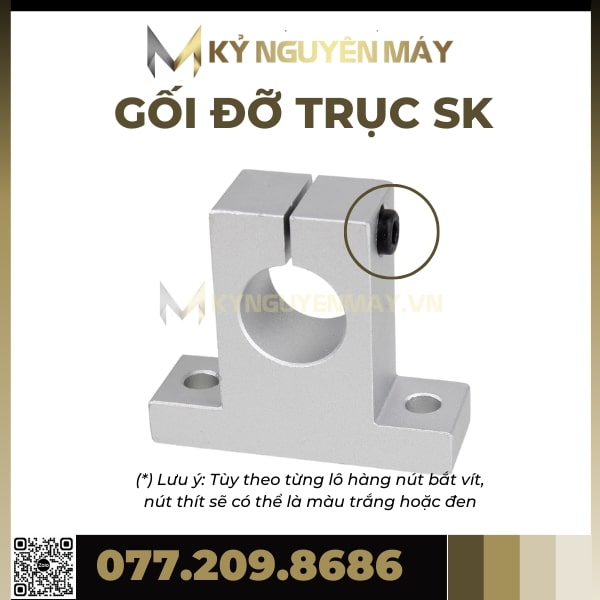 Gối Đỡ SK, SK8, SK10, SK12, SK16, SK20, SK25 - KỶ NGUYÊN MÁY