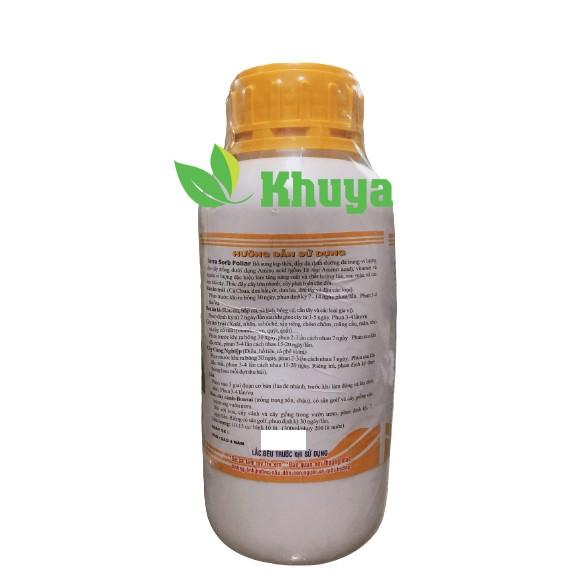 Phân bón lá hữu cơ sinh học Growmore Terra Sorb Foliar Siêu To Lá chai 500ml