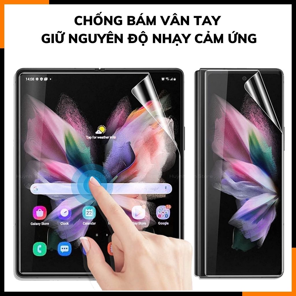 Dán màn hình z fold 5 dẻo TPU trong suốt hoặc nhám 3 lớp dễ dán bảo vệ màn hình phụ kiện điện thoại huỳnh tân store