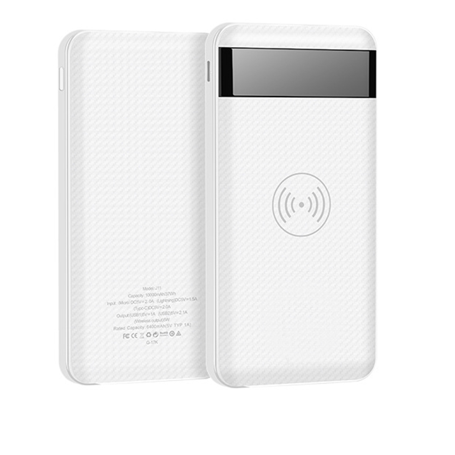 Sạc Dự Phòng Không Dây J11 10000mAh