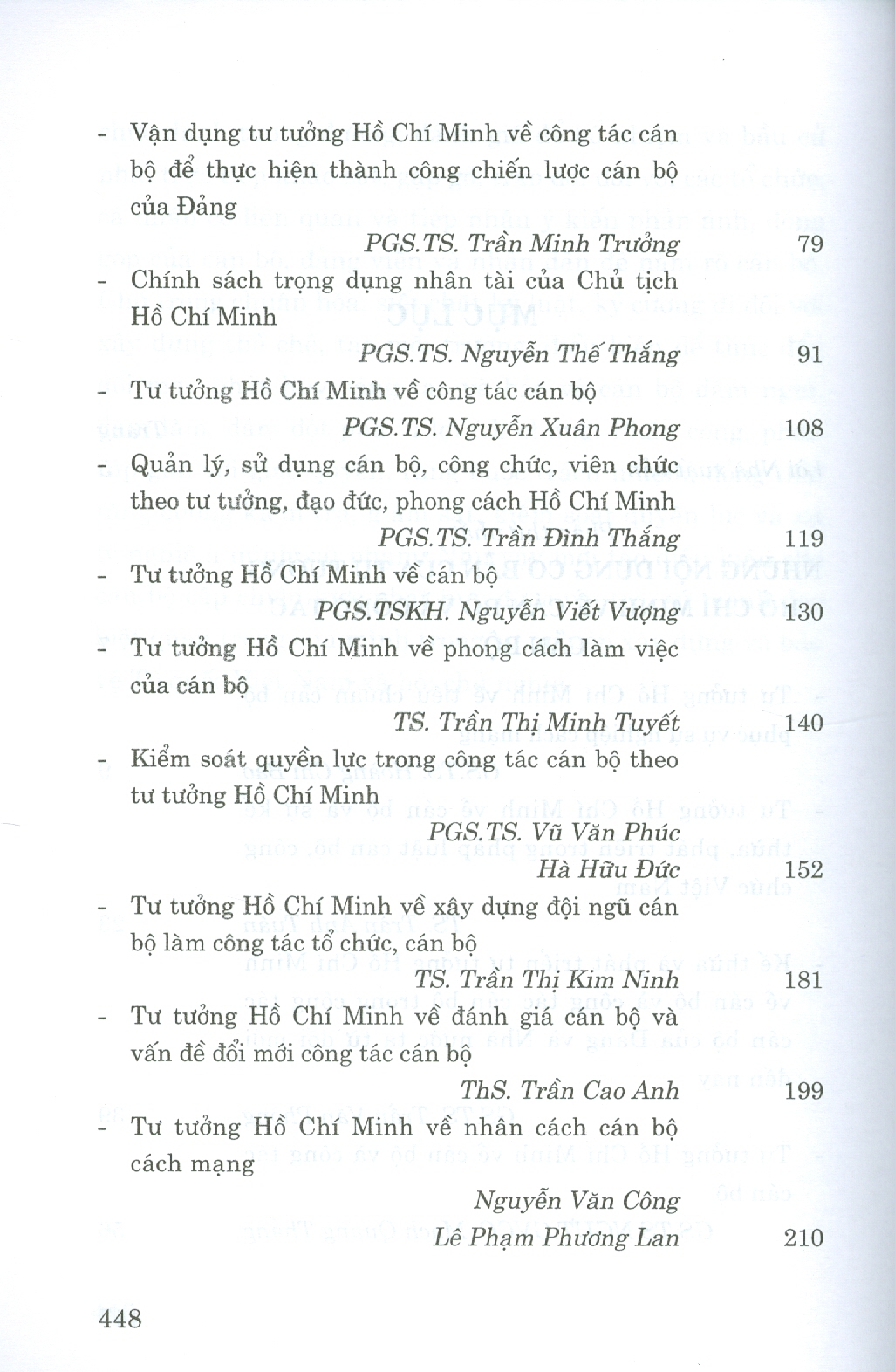 Tư tưởng Hồ Chí Minh về cán bộ, công tác cán bộ và sự kế thừa, vận dụng vào thực tiễn cách mạng Việt Nam