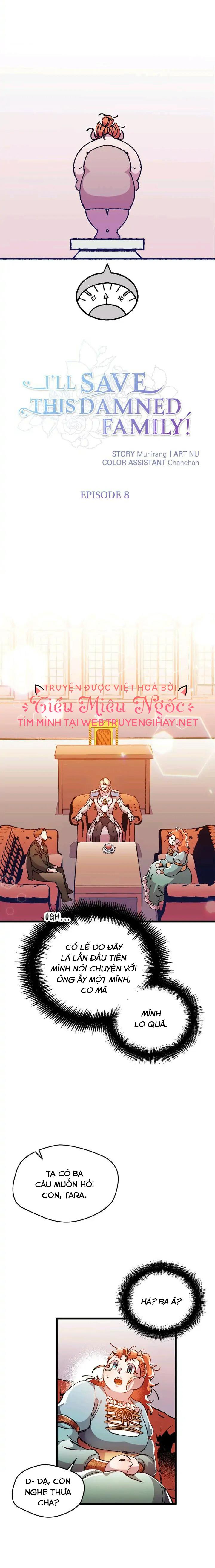 tôi sẽ cứu lấy gia tộc sắp sụp đổ chapter 8 7