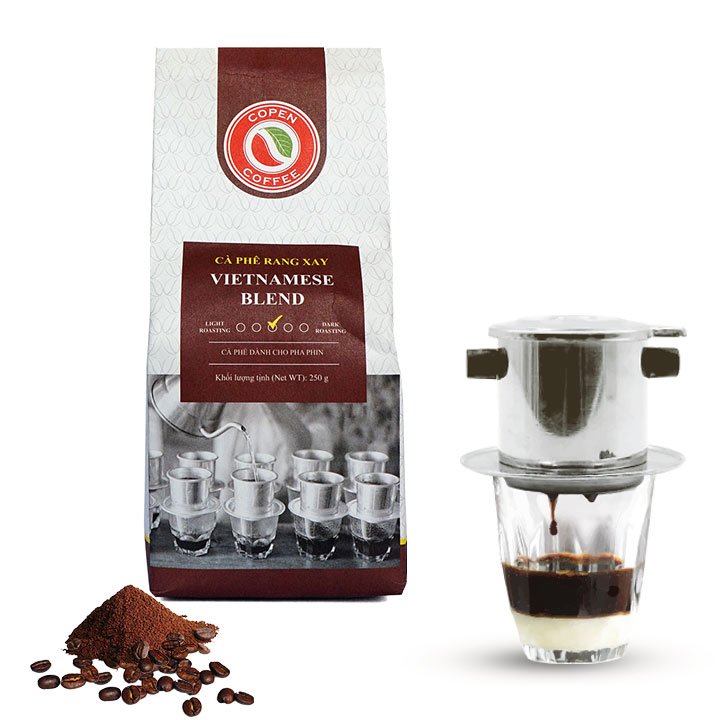 Cà phê rang xay Copen coffee Vietnamese Blend 250g