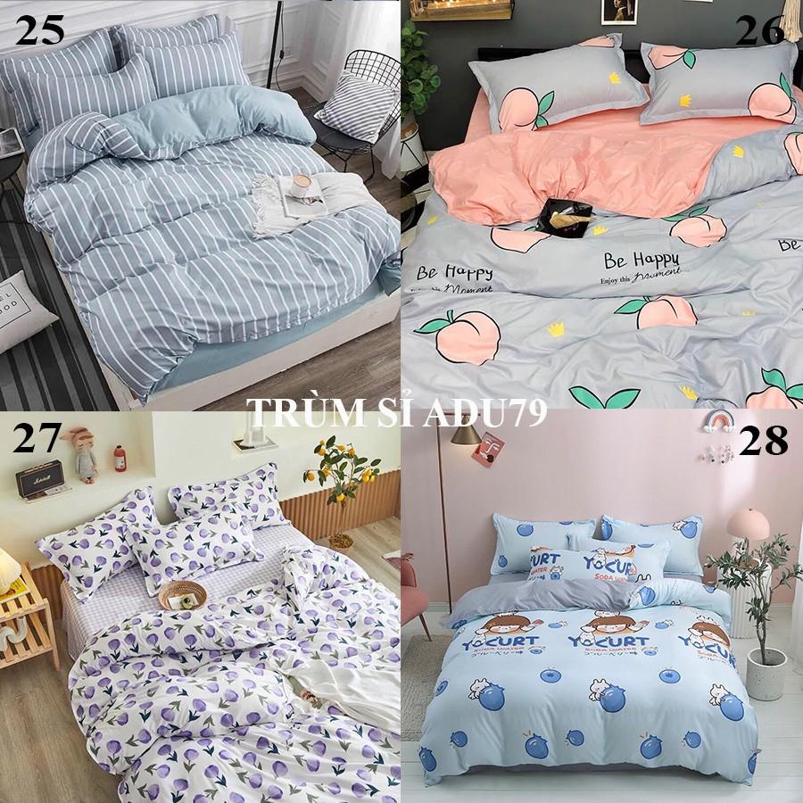 SET GA GỐI COTON KOREA NHẬP KHẨU, DRAP GIƯỜNG ĐẸP