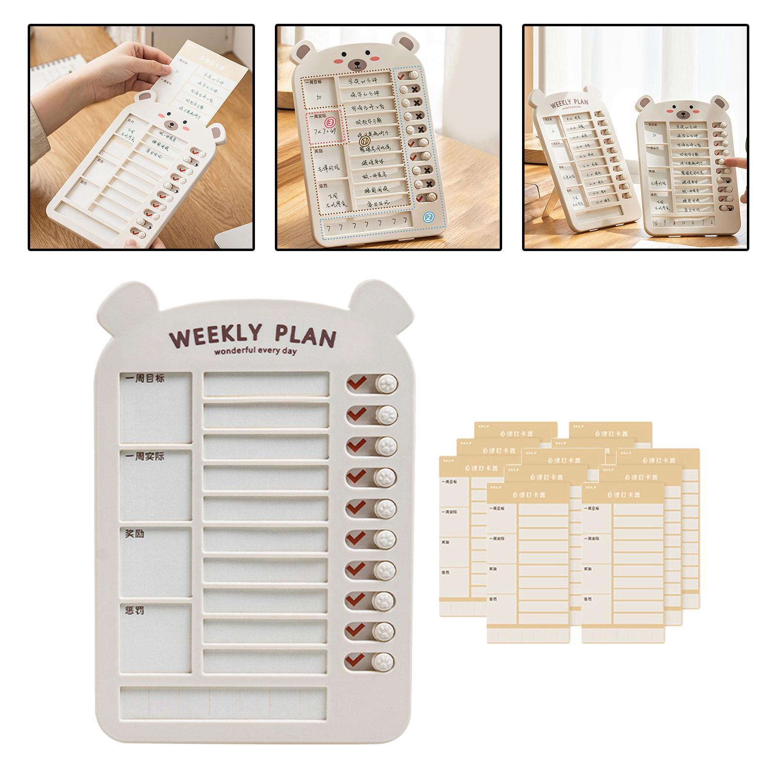 Detachable List Board, Daily Schedule Board, Daily Task Planning Board for Office