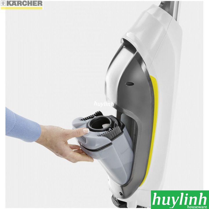 Máy lau sàn hút bụi Karcher FC5 Premium - Hút tóc - Sản xuất tại Châu Âu - Hàng chính hãng