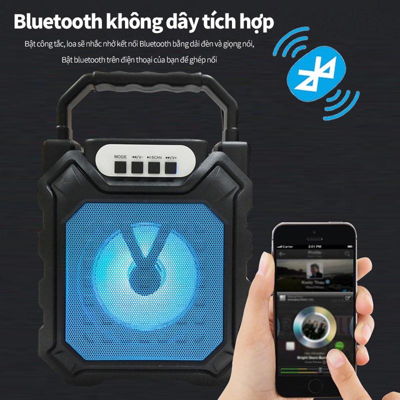 Loa Bluetooth âm thanh cực hay karaoke kèm tặng kèm mich hát,chất lượng quai xách tiệnkết nối siêu nhanh