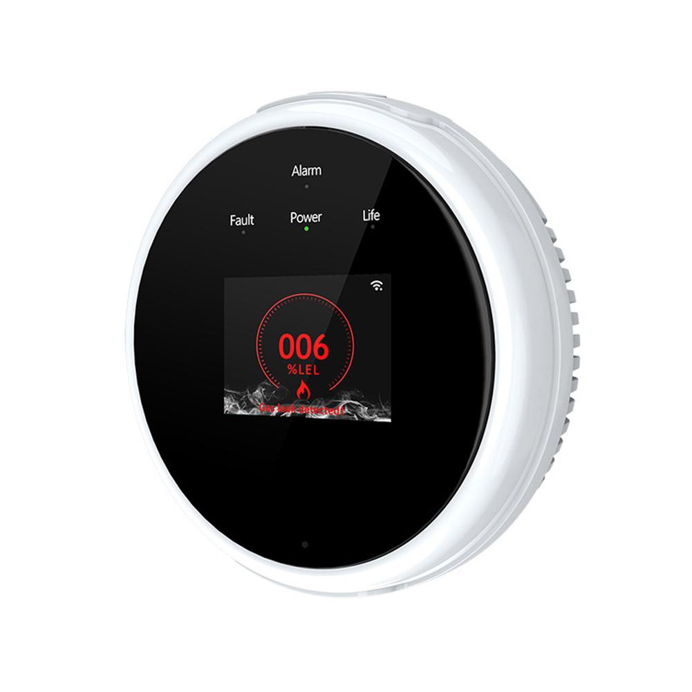 Tuya Wifi Natural Gas-Sensor Household Intelligent Combustible Gas-Alarm Detector Gas-Leakage Sensor Compatible with