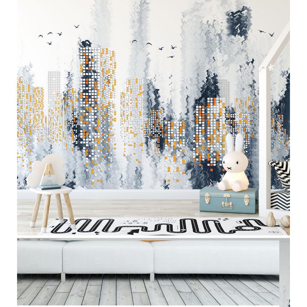 Tranh dán tường canvas trừu tượng ADHW028