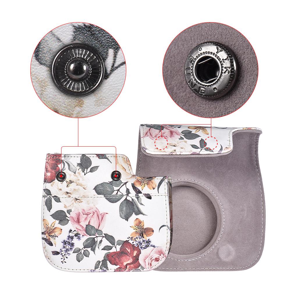 Túi đựng bảo vệ máy ảnh có dây đeo cho Fujifilm Instax Mini 8 + / 8s / 8/9