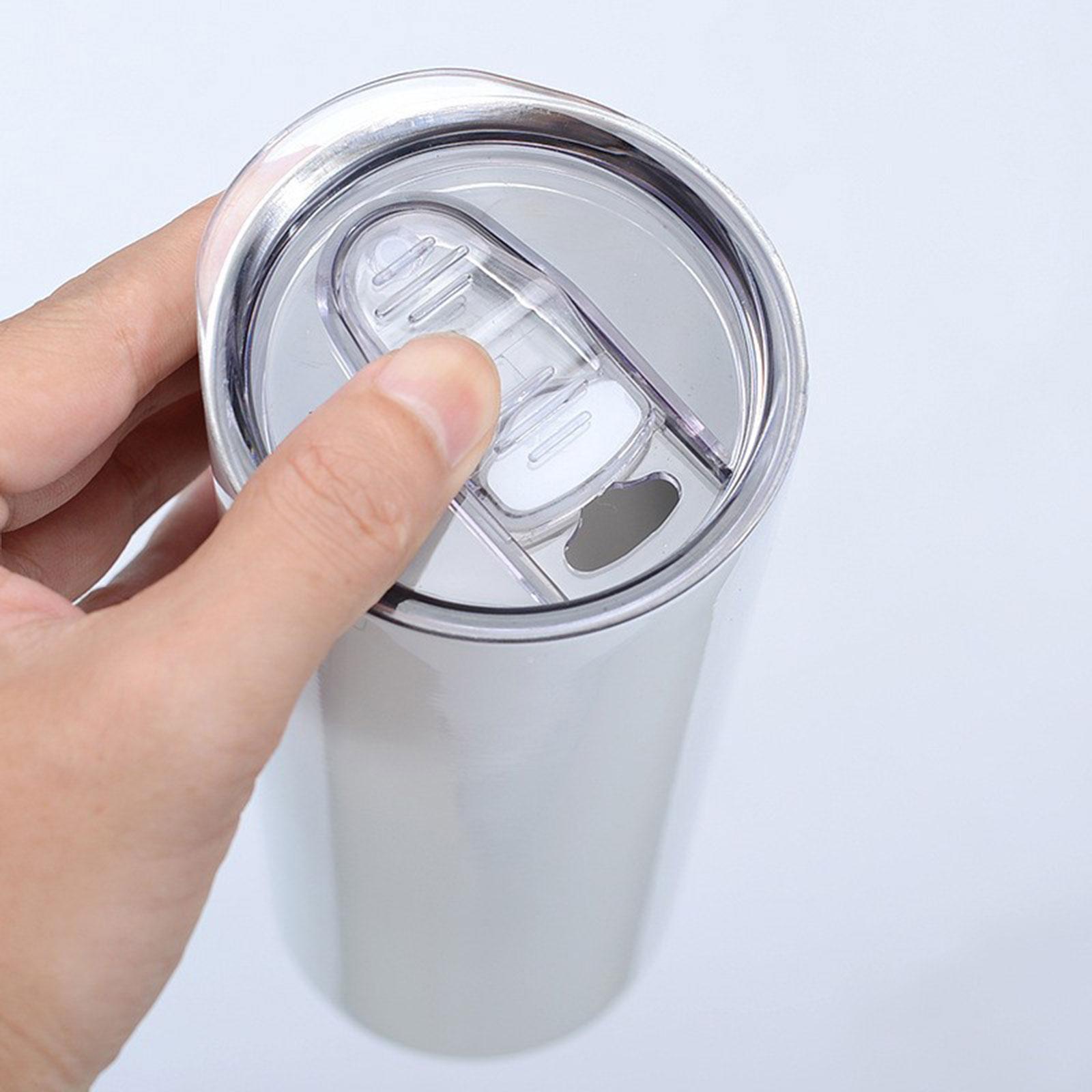 Sublimation with Lid Water Tumbler for Heat Transfer DIY Gift