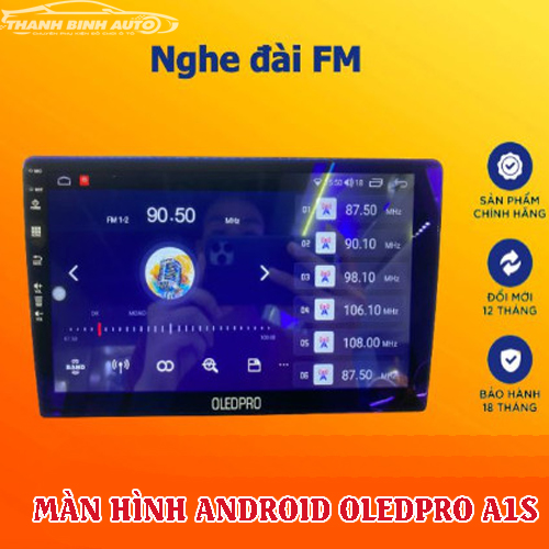 Màn Hình DVD Android Ô Tô 0LEDPR0 A1s Tích Hợp Camera 360 9 inch Ram 2-32 Chip 8 Nhân cao cấp