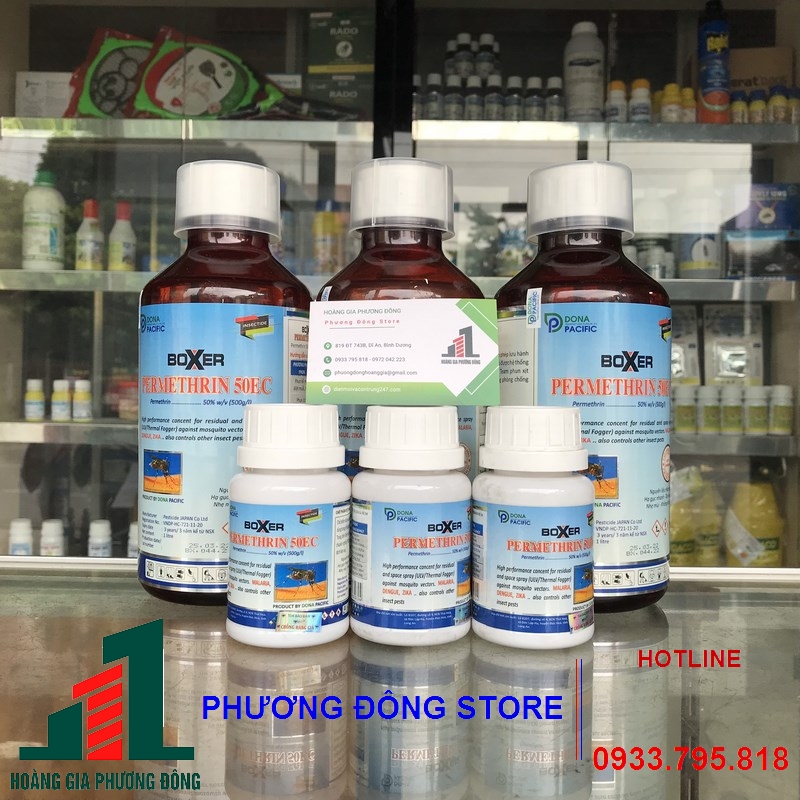 Thuốc diệt muỗi Boxer Permethrin 50 EC_ chai 1 lít