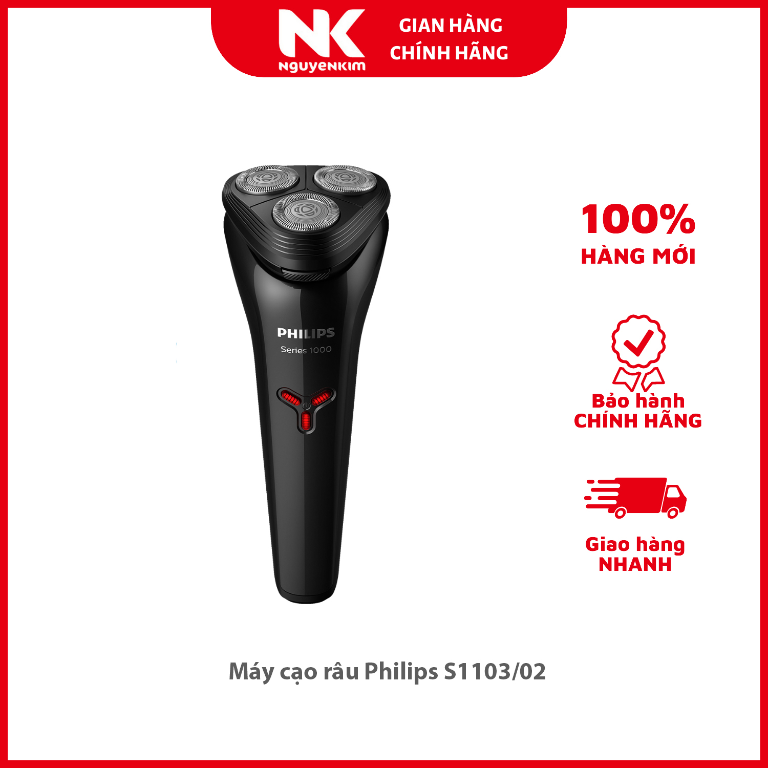 Máy cạo râu Philips S1103/02 - Hàng chính hãng