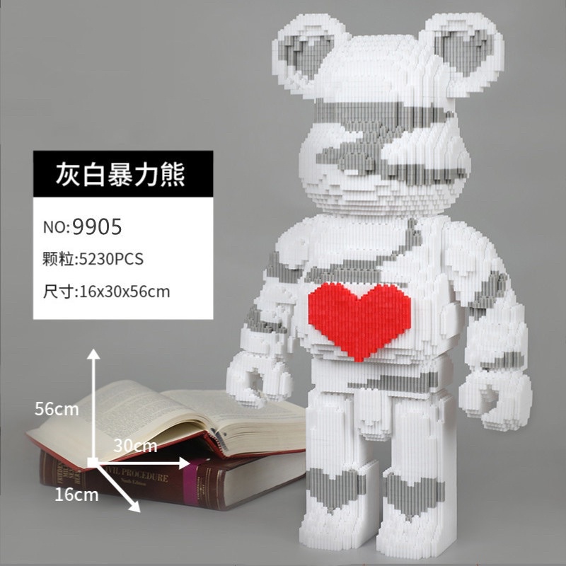 Đồ chơi lắp ráp gấu Bearbrick 55cm