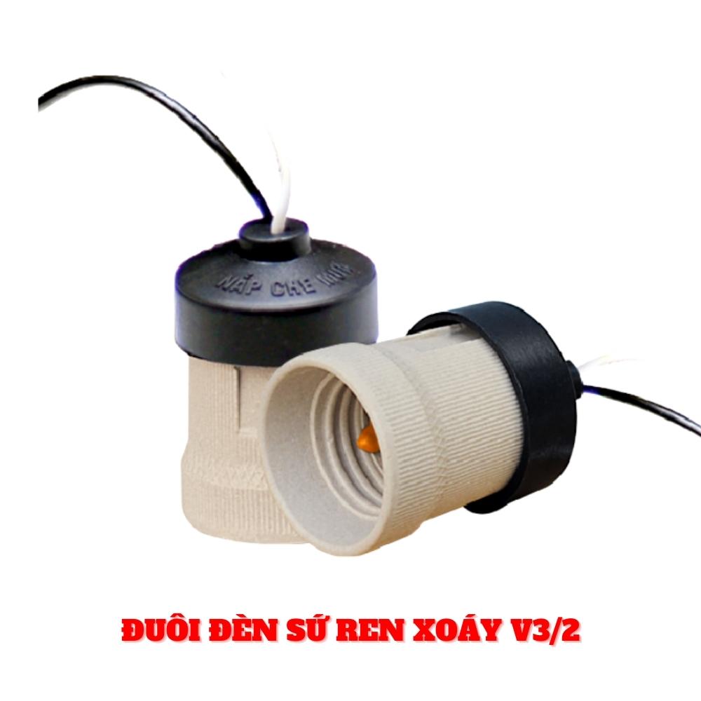 Đuôi đèn sứ chịu nhiệt V3/2 Sopoka - Hàng chính hãng