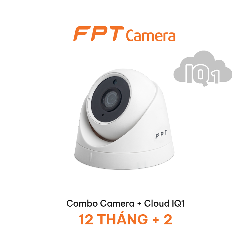 Camera Giám Sát An Ninh Thông Minh FPT IQ2 - Indoor Trong nhà - Tặng kèm gói lưu trữ Cloud 14 tháng - Hàng chính hãng