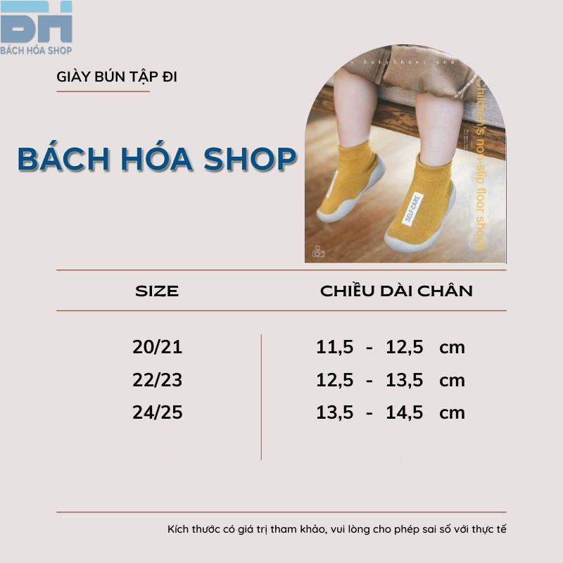 Giày Bún Cao Cổ cho bé tập đi, đế cao su mềm,co dãn, chống trơn, chống vấp nhiều màu đáng yêu