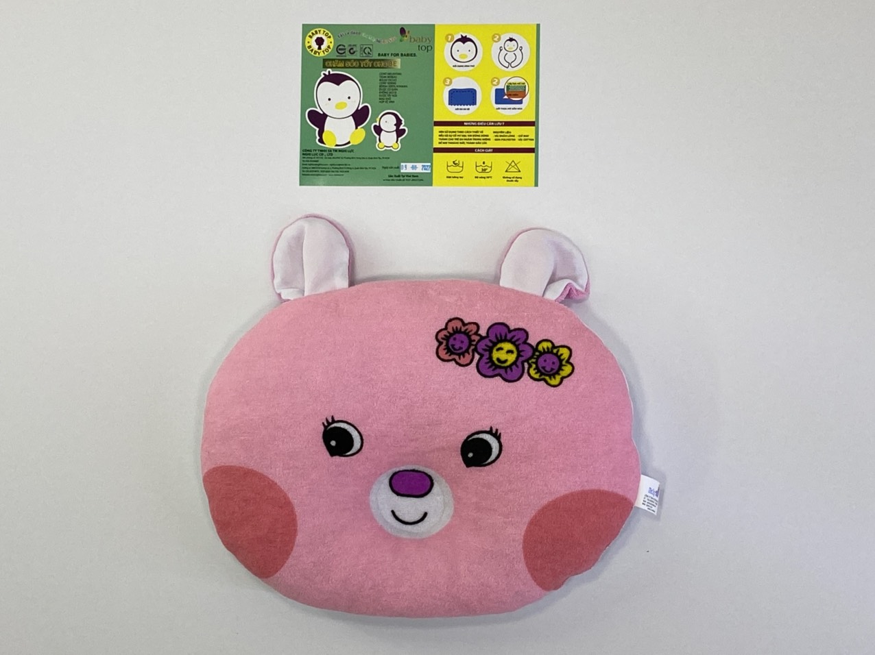Gối Nằm Hình Thú BabyTop ( 22x28 )và( 25x30 )cm ( Màu và họa tiết ngẫu nhiên )