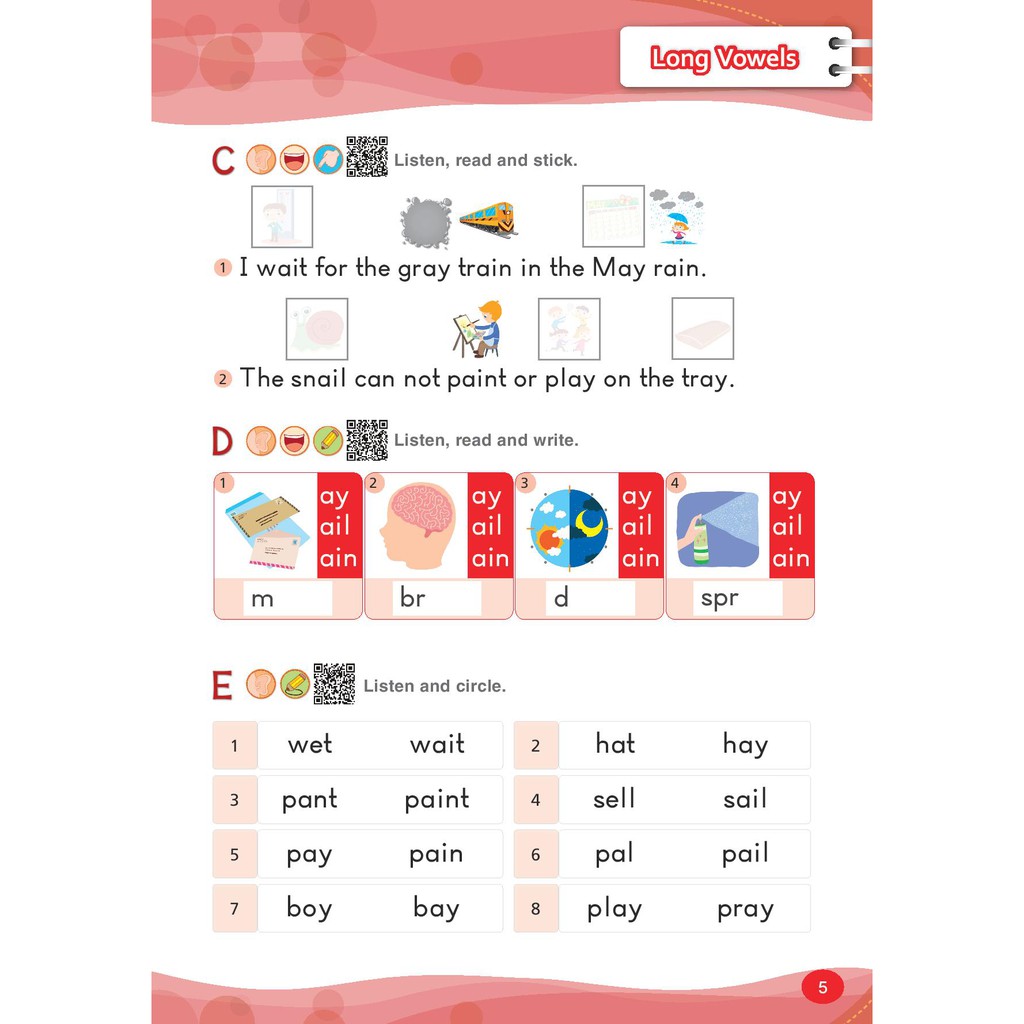 Sách Phonics go - Học âm-học vần tiếng Anh chuẩn quốc tế - Con học phát âm đánh vần tiếng Anh 2