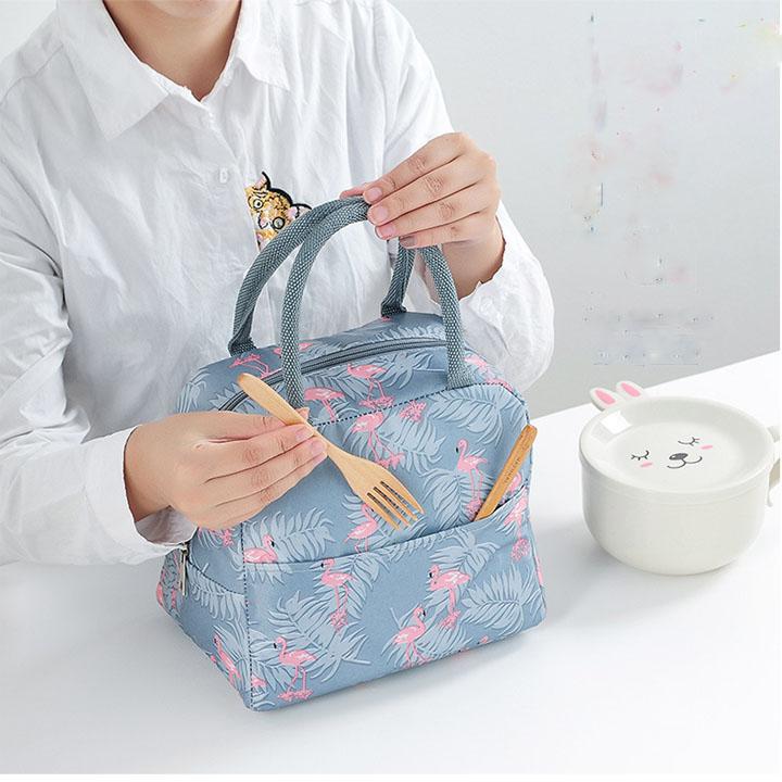 Bộ Hộp Cơm Giữ Nhiệt Thủy Tinh Văn Phòng Cao Cấp - Kèm Túi Xách Và Hộp Đựng Đũa Thìa - Loại Tốt