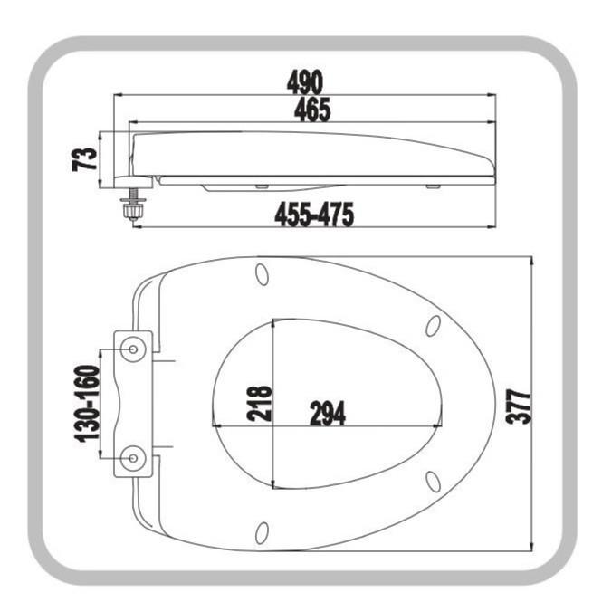 HA07 - Nắp bồn cầu RƠI ÊM không tiếng động