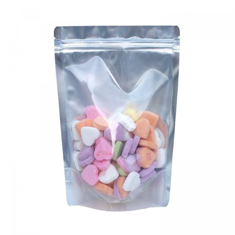 1 Kg túi zip mặt trong mặt bạc đáy đứng 12x19cm