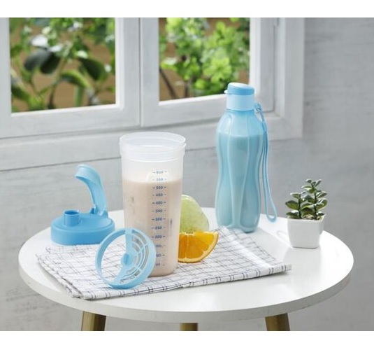 Bộ bình nước và bình lắc Memberkit Shake N Go Gen II