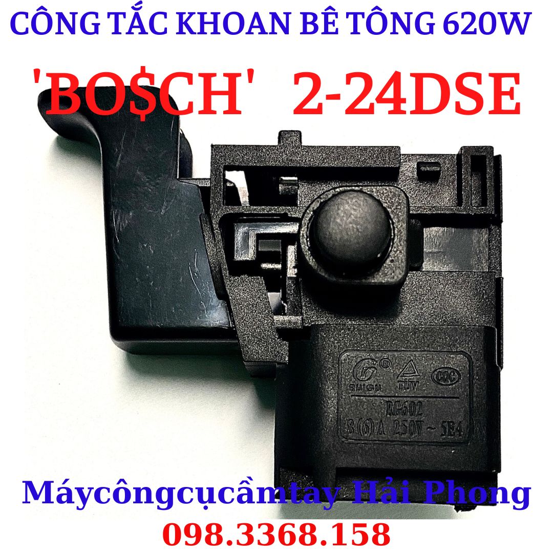 Công tắc máy khoan dùng cho 'BO.S.CH' 3chức năng , 'ZhongTai' , 'FEG'... 6A -100V/250V -50/60Hz
