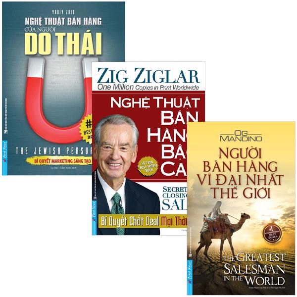Combo Sách Nghệ Thuật Bán Hàng Bậc Cao + Nghệ Thuật Bán Hàng Của Người Do Thái + Người Bán Hàng Vĩ Đại Nhất Thế Giới