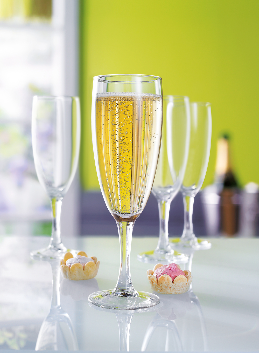 Bộ 6 Ly Champagne Thuỷ Tinh Luminarc Elegance 170ml - LUEL12063