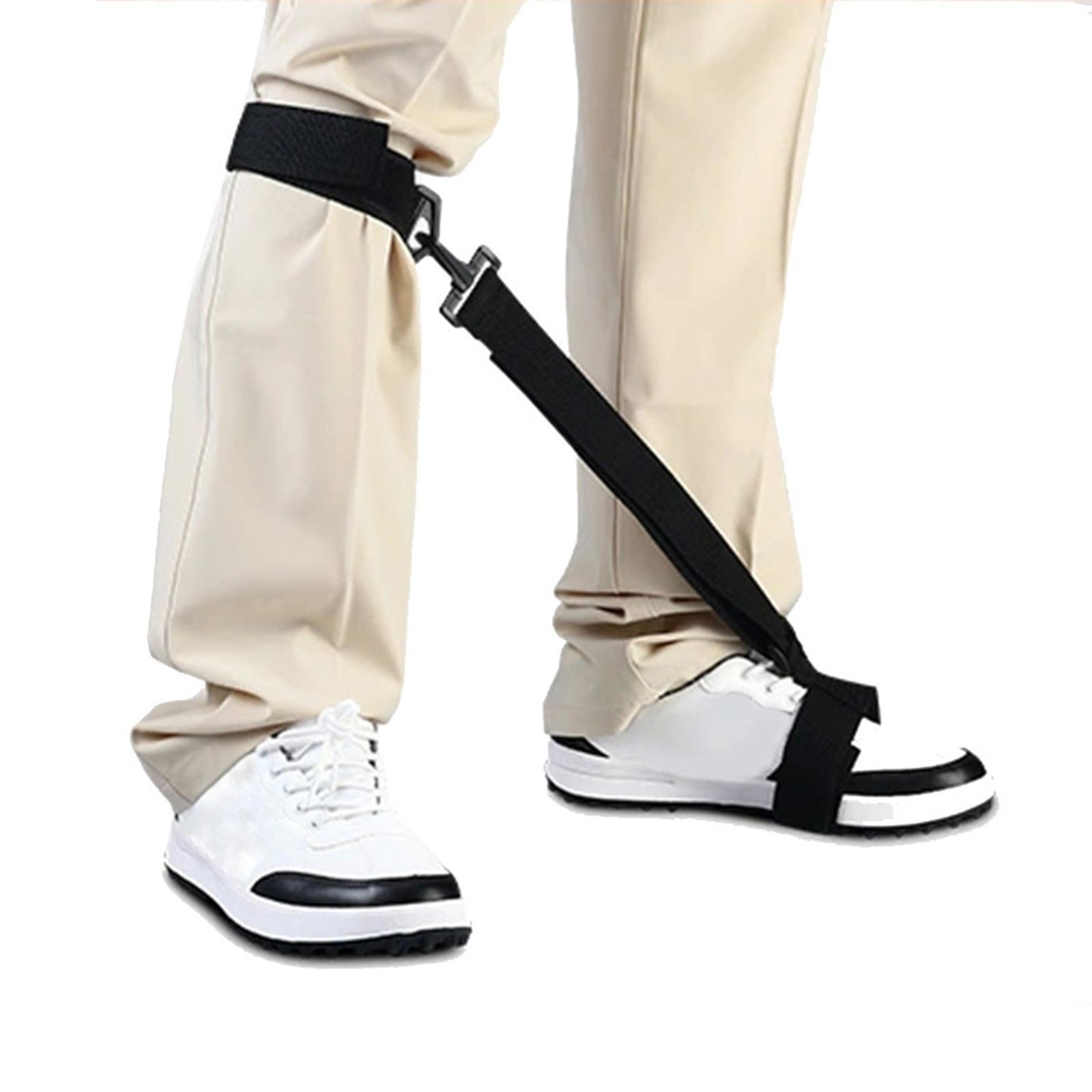 Golf Swing Trainer Golf Swing Training Aid Motion Posture Correction Leg Belt for Golf Beginner Swing Trainer Correcting Tools