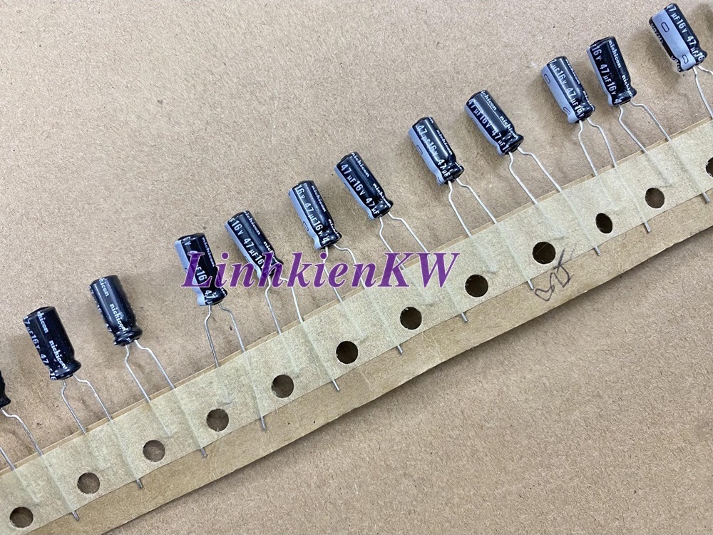 Tụ Hóa 47uf 16v Nichicon Mới, Chính gốc 100%.