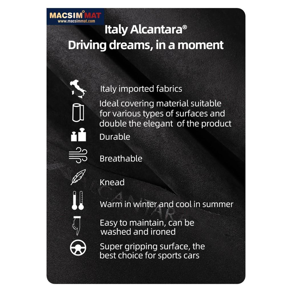 Bọc vô lăng Alcantara ALC83 nhãn hiệu Macsim